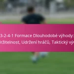 3-2-4-1 Formace Dlouhodobé výhody: Udržitelnost, Udržení hráčů, Taktický vývoj