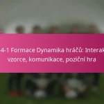 3-2-4-1 Formace Dynamika hráčů: Interakční vzorce, komunikace, poziční hra