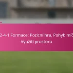3-2-4-1 Formace: Pozicní hra, Pohyb míče, Využití prostoru
