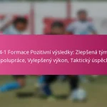 3-2-4-1 Formace Pozitivní výsledky: Zlepšená týmová spolupráce, Vylepšený výkon, Taktický úspěch
