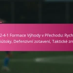 3-2-4-1 Formace Výhody v Přechodu: Rychlé protiútoky, Defenzivní zotavení, Taktické změny