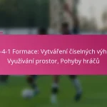 3-2-4-1 Formace: Vytváření číselných výhod, Využívání prostor, Pohyby hráčů