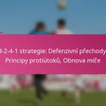 3-2-4-1 strategie: Defenzivní přechody, Principy protiútoků, Obnova míče