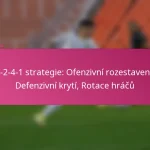 3-2-4-1 strategie: Ofenzivní rozestavení, Defenzivní krytí, Rotace hráčů
