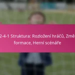 3-2-4-1 Struktura: Rozložení hráčů, Změny formace, Herní scénáře