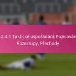 3-2-4-1 Taktické uspořádání: Pozicování, Rozestupy, Přechody