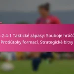 3-2-4-1 Taktické zápasy: Souboje hráčů, Protiútoky formací, Strategické bitvy