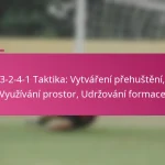 3-2-4-1 Taktika: Vytváření přehuštění, Využívání prostor, Udržování formace