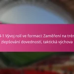 3-2-4-1 Vývoj rolí ve formaci: Zaměření na trénink, zlepšování dovedností, taktická výchova