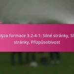 Analýza formace 3-2-4-1: Silné stránky, Slabé stránky, Přizpůsobivost