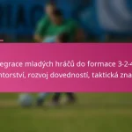 Integrace mladých hráčů do formace 3-2-4-1: Mentorství, rozvoj dovedností, taktická znalost